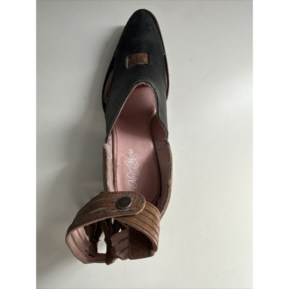 Miss Macie Women's Mercy Me 5" Pointed Toe Bootie - Brown/Black SZ 6.5 NWOB - Picture 9 of 12